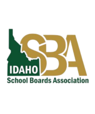 A logo of Idaho School Boards Association.